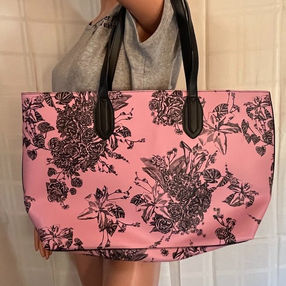 Victoria’s Secret Limited Edition Pink Floral Tote Bag - Picture 2 of 4